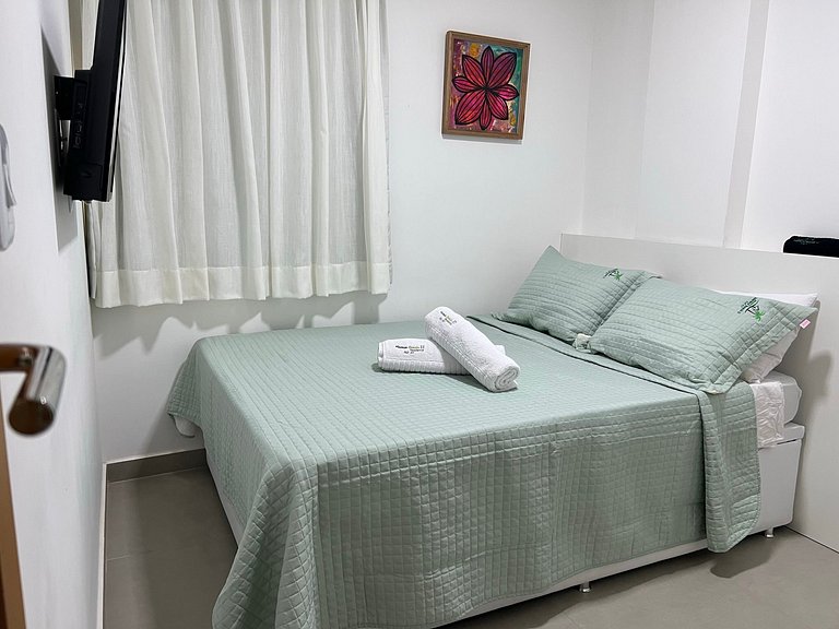 Apto vista incrível, a 10 metros da praia